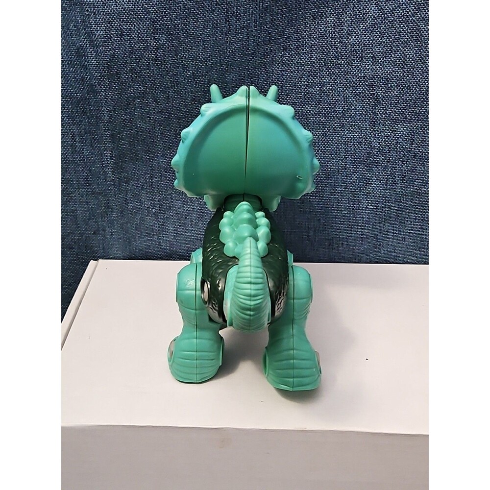 Take Apart Dinosaur Triceratops Figure Only | Green DIY Building Toy - Picture 4 of 16